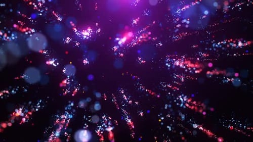 Holiday Colored Particles