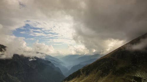 Berge bei Sonnenuntergang