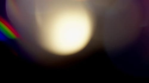 Abstract Light Leaks with Bokeh Effect