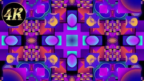 Symetry Colorful Shape Background