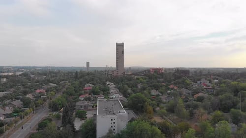 Industrieminen in der Stadt