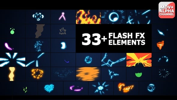 Hand Drawn 2D Flash FX Animation Pack, Elements Motion Graphics ft. 2d ...