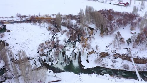 Wasserfall Aerial