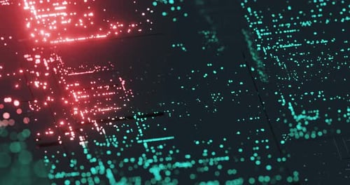 Konzept der digitalen Transformation. Computerprogrammiercode.
