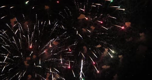 Spectacular Night Fireworks Display