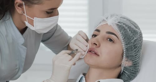 Lip Augmentation Procedure at Medical Spa