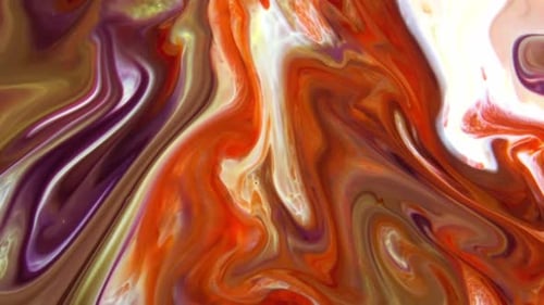 Vibrant Colours Paint Swirling Explosion 23