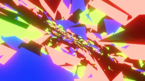 Vj Loop Neon Disco Chaos 01