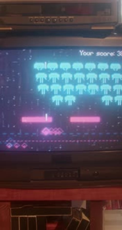 Retro Gaming on Vintage Television