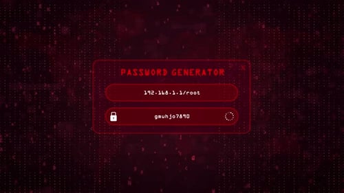 Digital Interface Password Generator Loop
