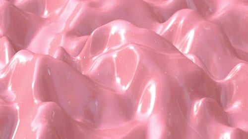 Shiny Pink Abstract Fluid Motion Background Seamless Loop
