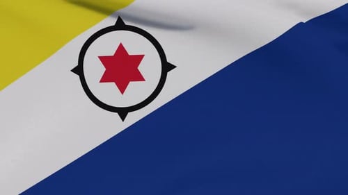 Bandera: Bonaire, San Eustaquio y Saba, patriotismo, libertad nacional, bucle sin fisuras
