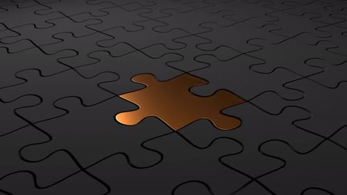 Connection concept. Puzzles.