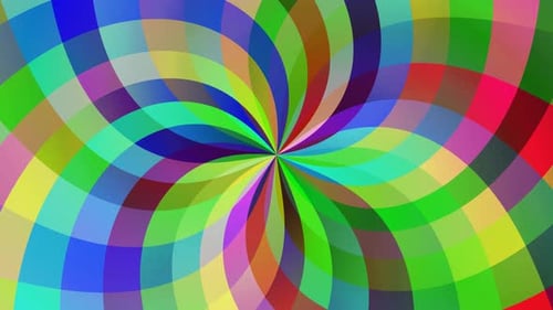 New Colorful Twisted Background Animated