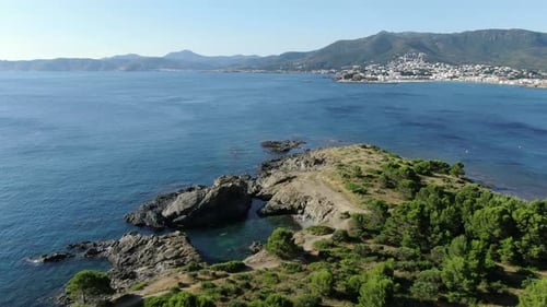 Unspoiled Mediterranean Seaside Beach