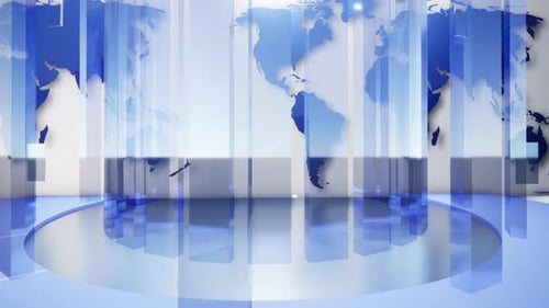 News World Map Background 4K