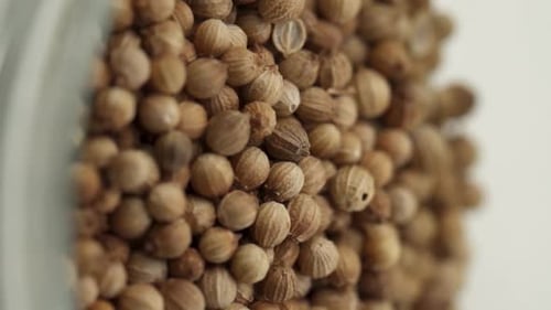 Vertical video: Italian condiments spices close-up