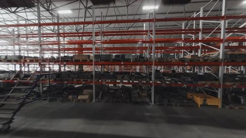 Industrial Storage Drone View