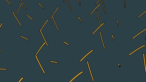 animation of simple geometric shapes in bright colors , the background animation has a loop