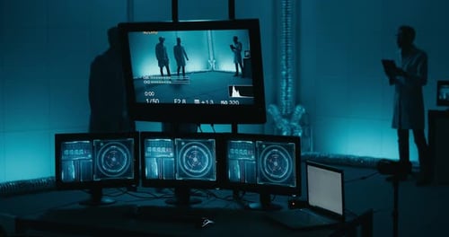 Ingenieure verwenden VR-Brillen am Arbeitsplatz
