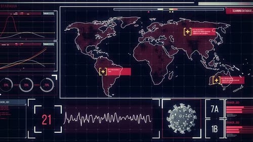 Futuristic Global Health Data Interface with Epidemic World Statistics