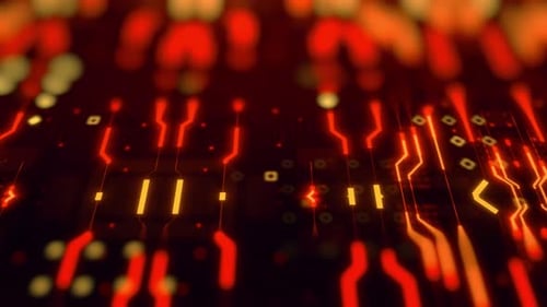 Fundo de dados de linhas de tecnologia abstrata