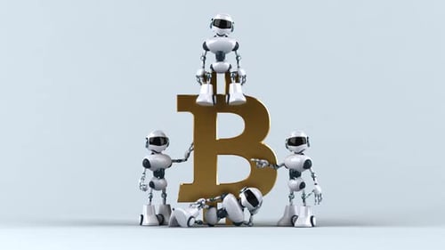 Robots with bitcoin