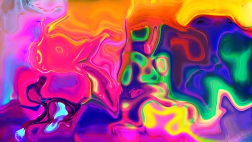 Abstract colorful trendy liquid wave marble background