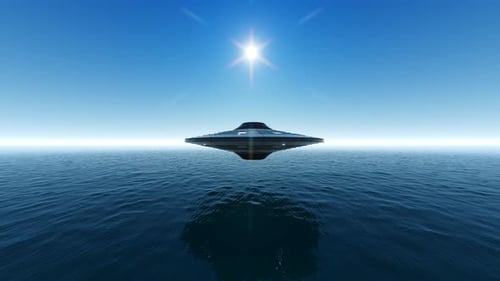 Ufo On The Sea