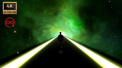 4K - Marche dans l'espace