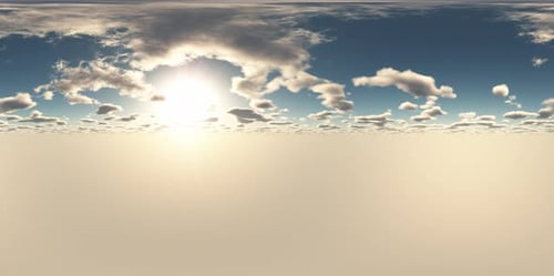 VR 360 Degree Panoramic Sky and Clouds