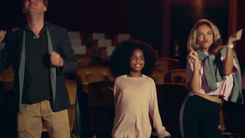 Couples and Children and Clapping After the Movie