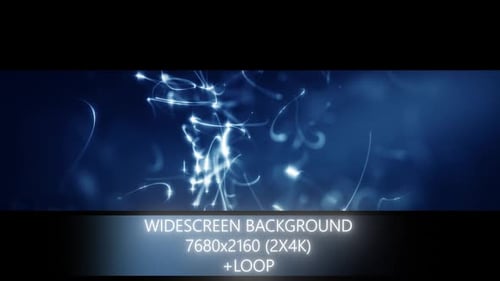 Abstract Blue Widescreen Background
