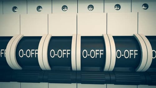 Circuit Breakers Switching On Animation