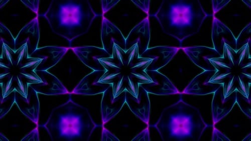 Vj Neon Kaleidoscope Loop 4K 11