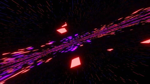 Futuristic Corridor Flight | Sci-Fi Spaceship Interior Journey | HD