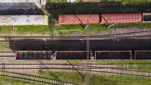 Carruagens de carga vazias