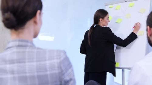 Business Training. People Meeting In Office