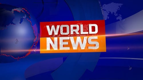 Modern World News Broadcast Intro With Animated Global Digital Map