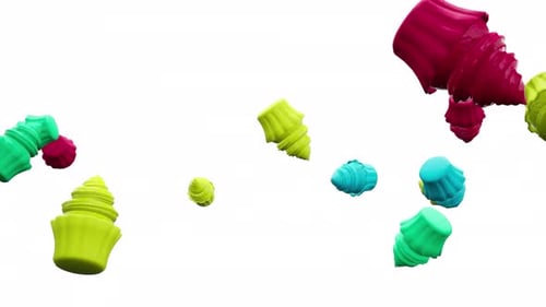 Cupcakes Loop Animation Background 4K Ultra HD