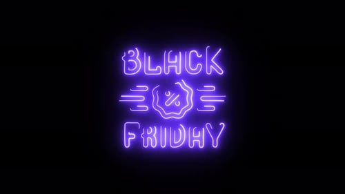 Animação da Black Friday. Vendas e descontos. Envie um vídeo em 4K do banner da Black
Friday.