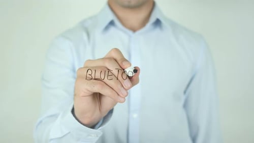 Writing 'Bluetooth' on Screen