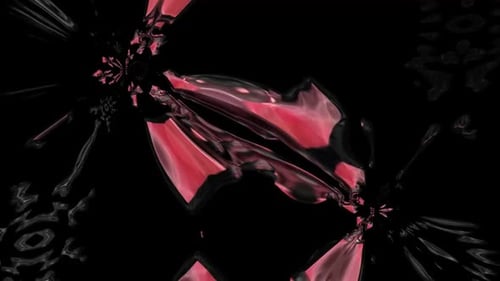 Abstract Red and Black Fluid Dynamic Motion Background