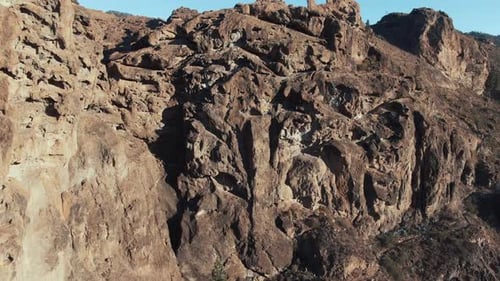 Aerial View of a Rocky Mountain Landscape