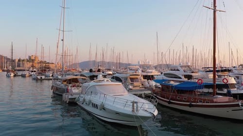 Marina in Bodrum Türkei