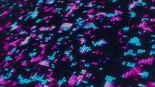 Digital Neon Background Loop V3