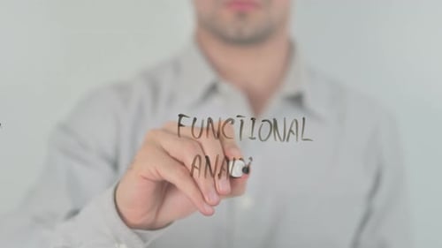 Functional Analysis Writing on Screen with Hand