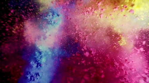 Color Powder Explosion