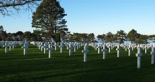 American war cemetery, Colleville sur Mer, Manche,France