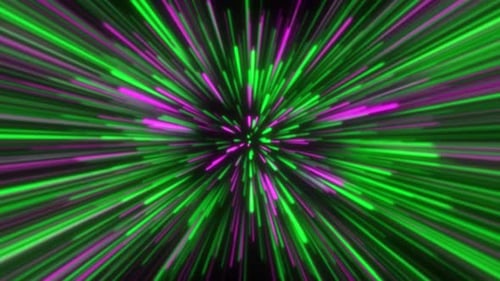 Colorful Hyperspace Jump Loop Neon Lights V6